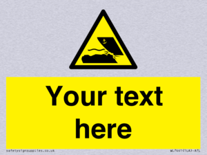 Custom Warning submerged objects in watercraft areas